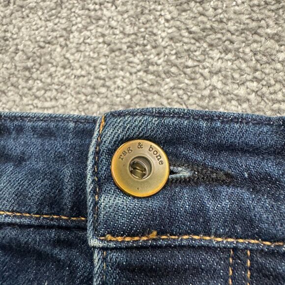 Rag & Bone Standard Issue Fit 2 Slim Selvedge Denim Jeans Mens 30 Button Fly L27 - Picture 3 of 16